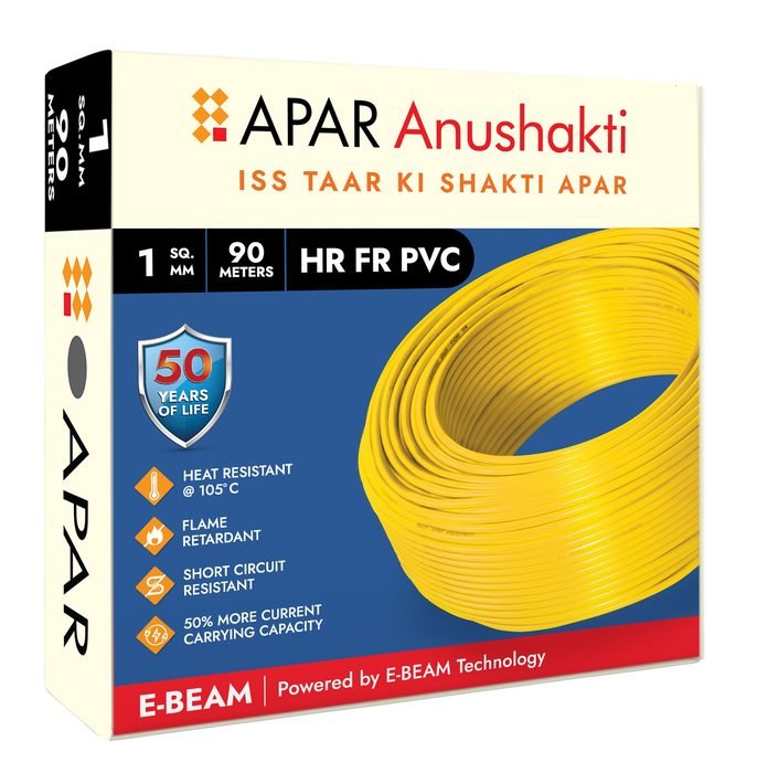 APAR Anushakti EBXL HR FR PVC 0.75 sq mm